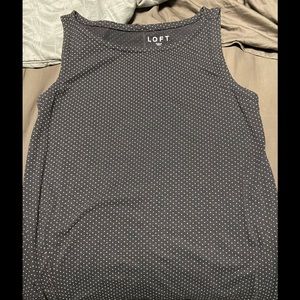Loft tank polka dots